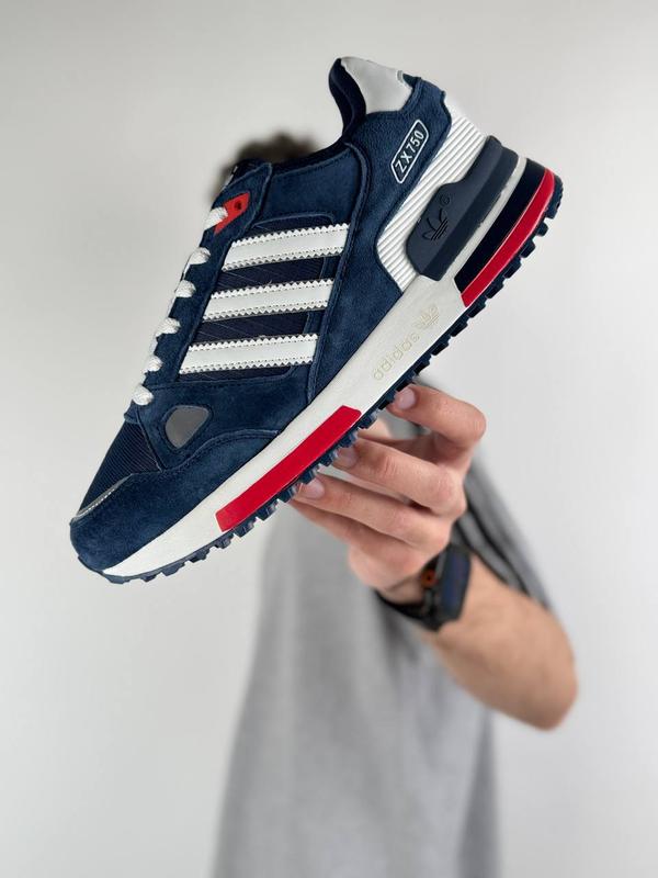 Чоловічі кросівки adidas zx 750 navy red white — купити в Україні