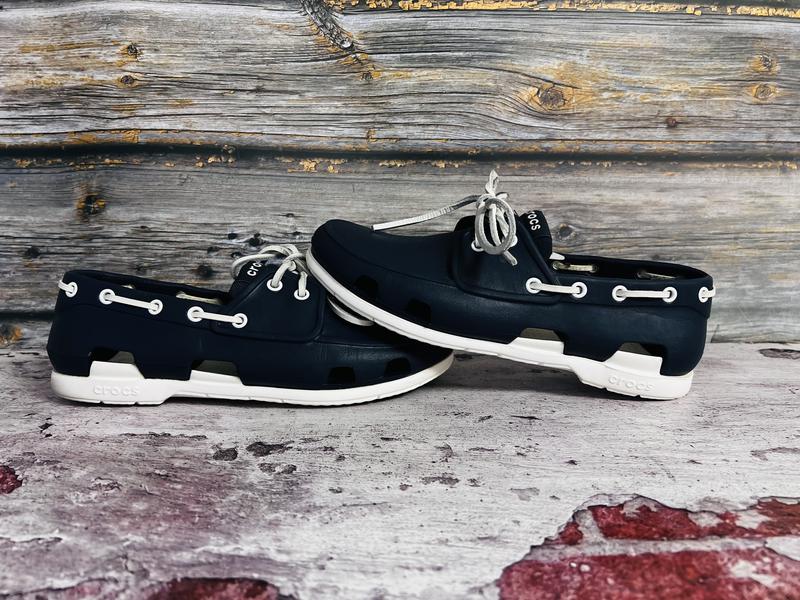 靴 BEACH Кросівки crocs beach line boat shoe оригінал — купити в Україні