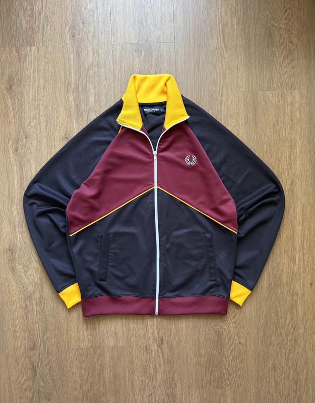 Вінтажна олімпійка fred perry vintage track jacket / зіп-кофта