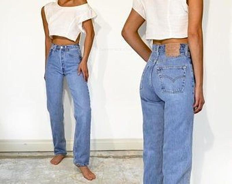 Джинсы levi's 501, левайс винтаж, levis vintage. высокая посадка — цена ...