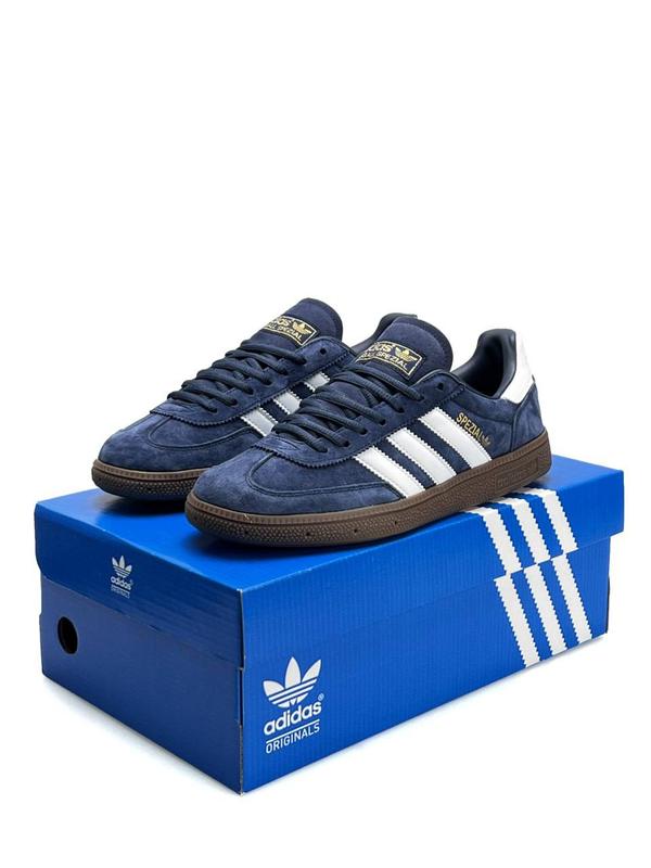 🐻 чоловічі кросівки adidas spezial navy white — ціна 2109 грн у