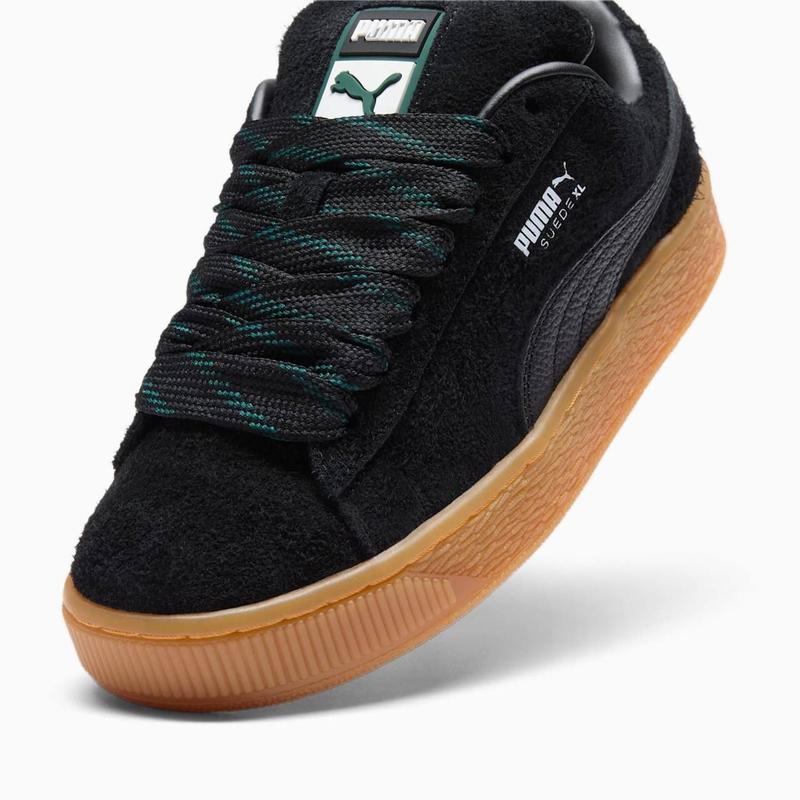 Замшеві жіночі кеди puma suede xl чорні 9,5 — цена 2000 грн в