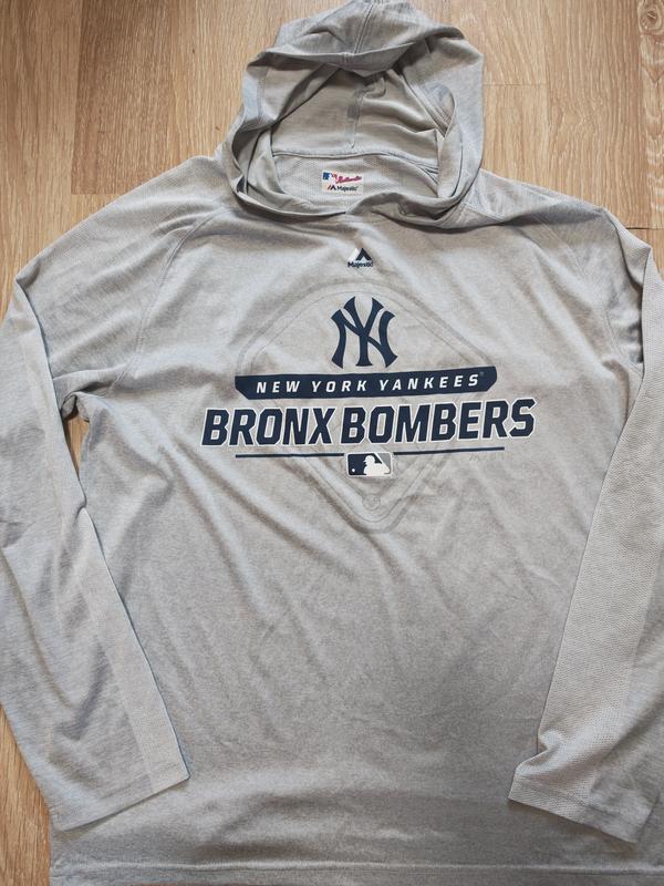 Худи majestic new york yankees bronx bombers серый l — цена 500
