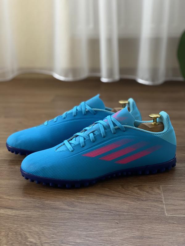 Футбольные бутсы сороконожки adidas x speedflow.4 tf размер 43