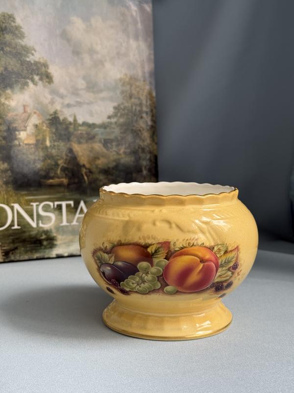 Ваза-кашпо порцелянова aynsley «orchard gold» вінтаж — цена 750