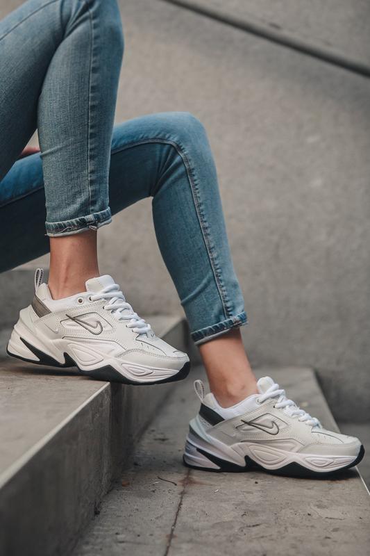 Женские кроссовки nike m2n tekno white/grey — ціна 1700 грн у каталозі  Кросівки ✓ Купити жіночі речі за доступною ціною на Шафі | Україна #54182911