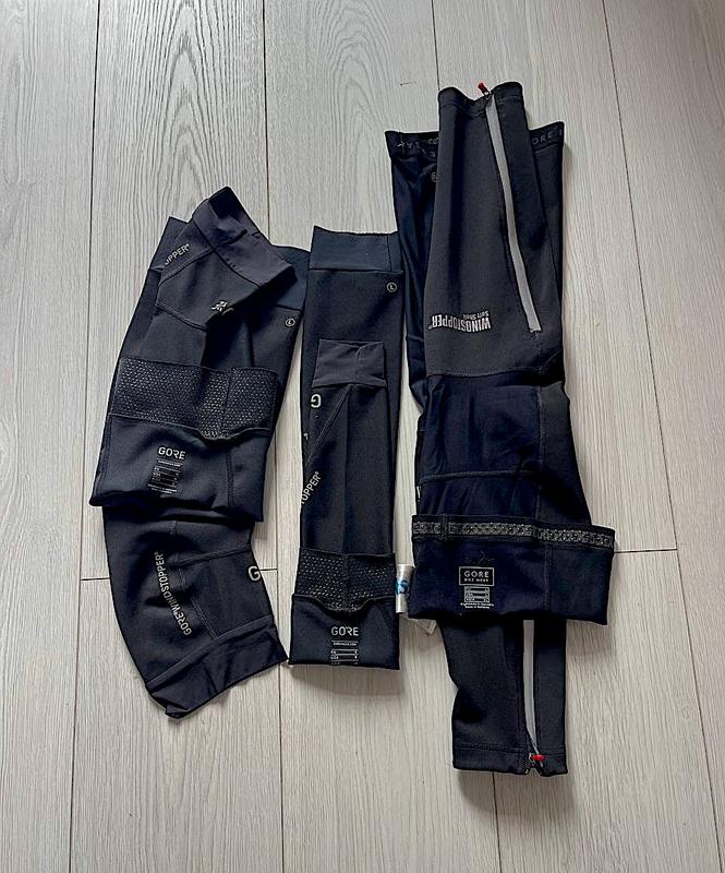 Велоноговицы и велоперчата gore bike wear windstopper (m, l, xl