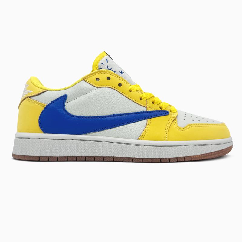 Чоловічі кросівки nike air jordan 1 retro low og sp canary