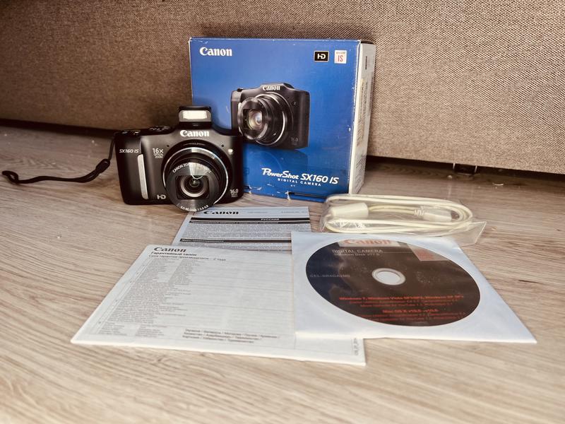 Цифровой фотоаппарат canon powershot sx160is hd 16.mp — цена 7000