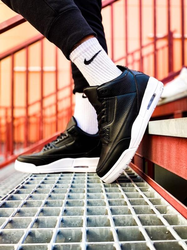 Jordan retro 3 cheap black white