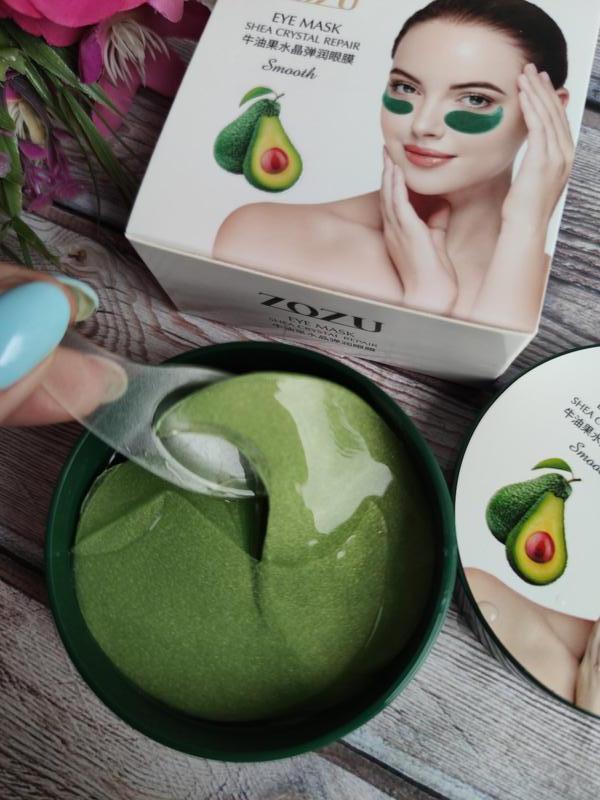 Патчи для глаз с авокадо. Патчи зозу. Патчи avocado moist eye mask 60 шт. Zozu патчи для глаз. Патч zozu eye mask avocado crystal.