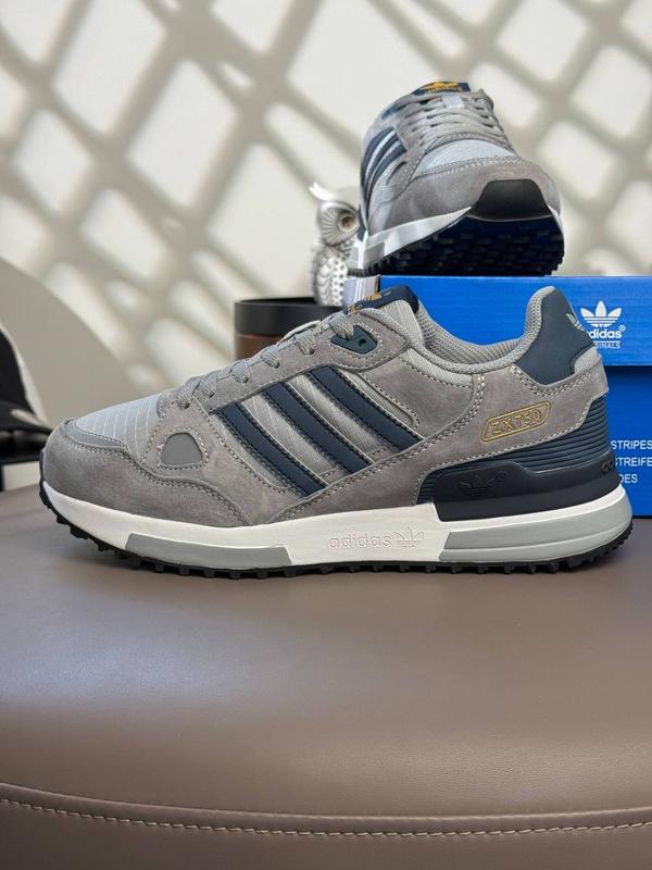 Adidas zx 750 new grey navy — купить в Украине | SHAFA | #216921970