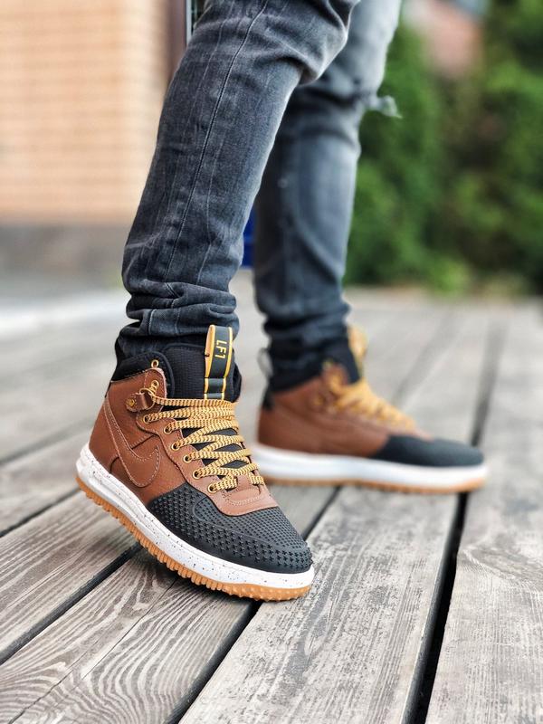 Nike lunar force duckboot 16 brown black, мужские высокие кроссовки найк  осенние, кросівки чоловічі найк весна-осень — ціна 2690 грн у каталозі  Кросівки ✓ Купити чоловічі речі за доступною ціною на Шафі | Україна  #54848874