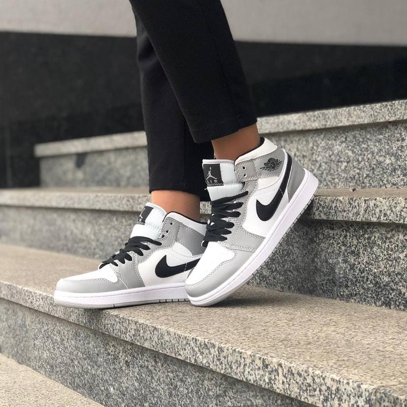 Nike jordan 1 retro grey кроссовки найк джорданы наложенный платёж ...