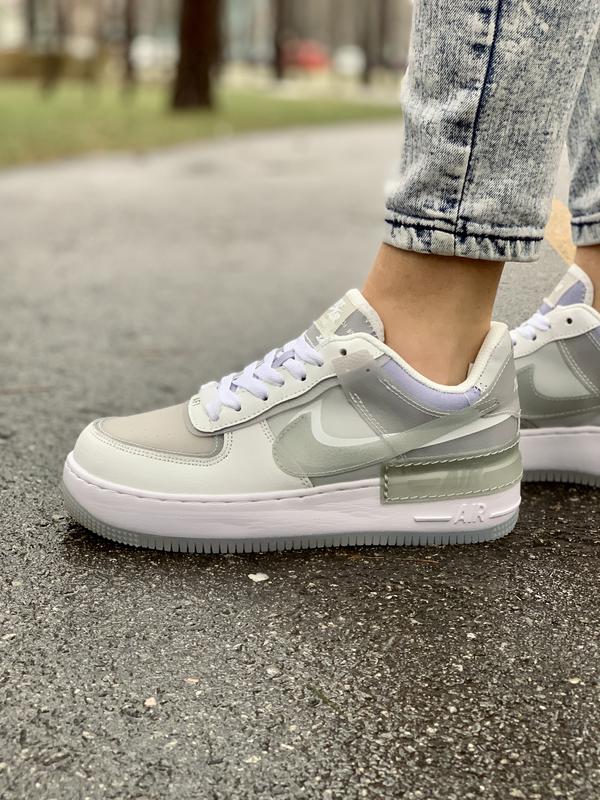 nike air force shadow gray