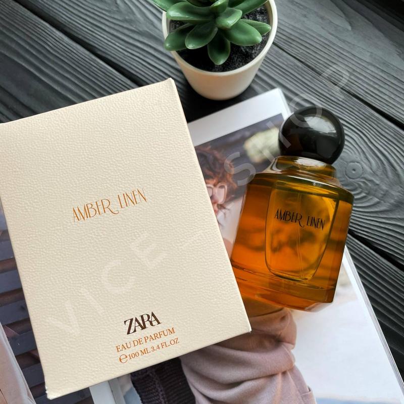 Zara amber linen
