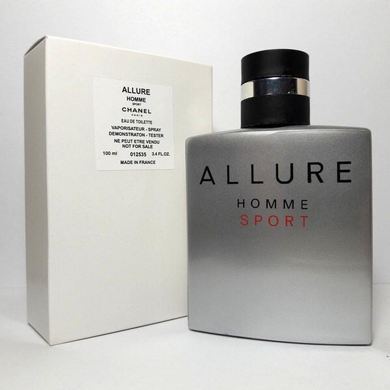 Allure homme sport мужской. Chanel Allure homme Sport 100ml. Chanel Allure homme Sport EDT 100 ml (m). Allure homme Sport 100ml Шанель. Духи Allure homme Sport мужские Tester.