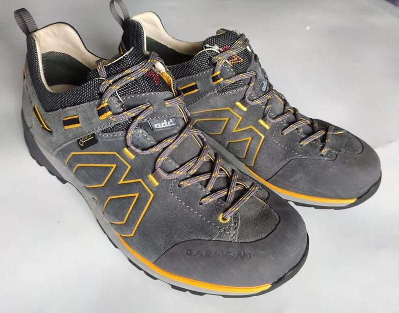 garmont santiago low gtx m dark grey yellow