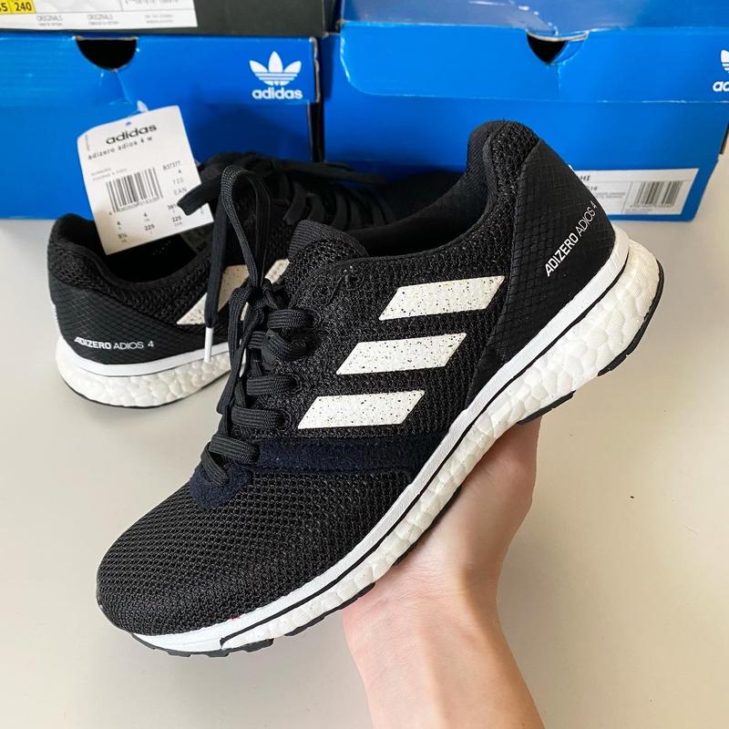 Adidas adizero adios 4 black (b37377) кросівки для бігу , оригінал — ціна  990 грн у каталозі Кросівки ✓ Купити жіночі речі за доступною ціною на Шафі  | Україна #56406916