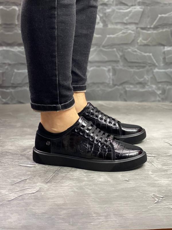 Кеды мужские кожаные philipp plein — цена 2200 грн в каталоге Кроссовки ...