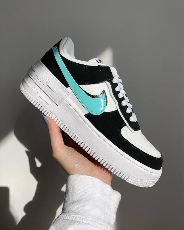 nike air force shadow white black aurora