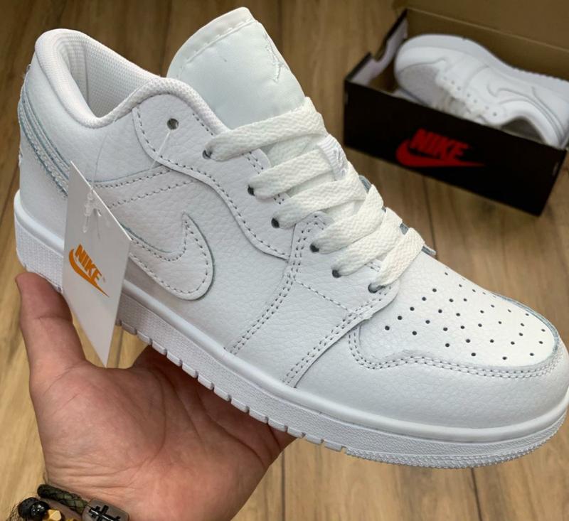 Nike air jordan 1 low best sale all white