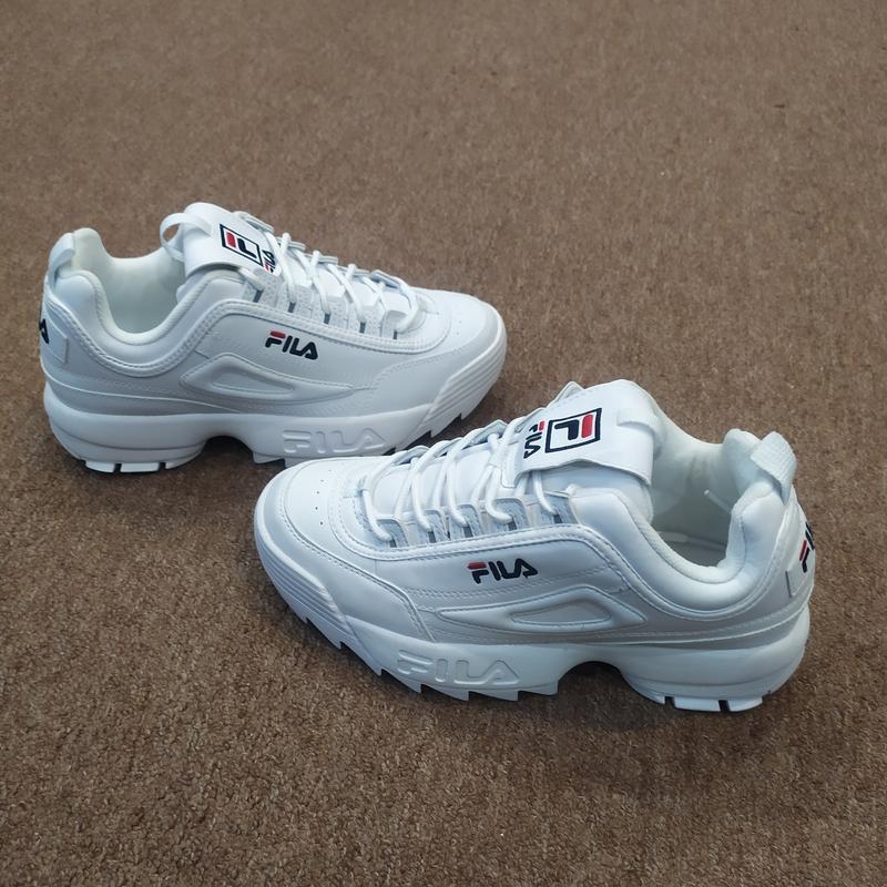 Снікерси fila disruptor low wmn 1010302.1fg white оригінал!!! — ціна 1799  грн у каталозі Кросівки ✓ Купити жіночі речі за доступною ціною на Шафі |  Україна #58087877