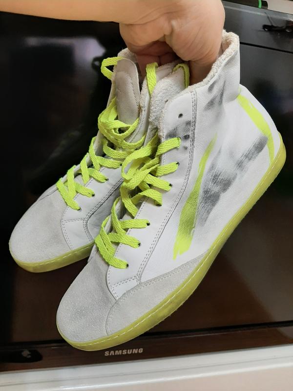 Крутые кожаные итальянские кеды кроссовки cult р. 41 - 42 (27см) италия ...