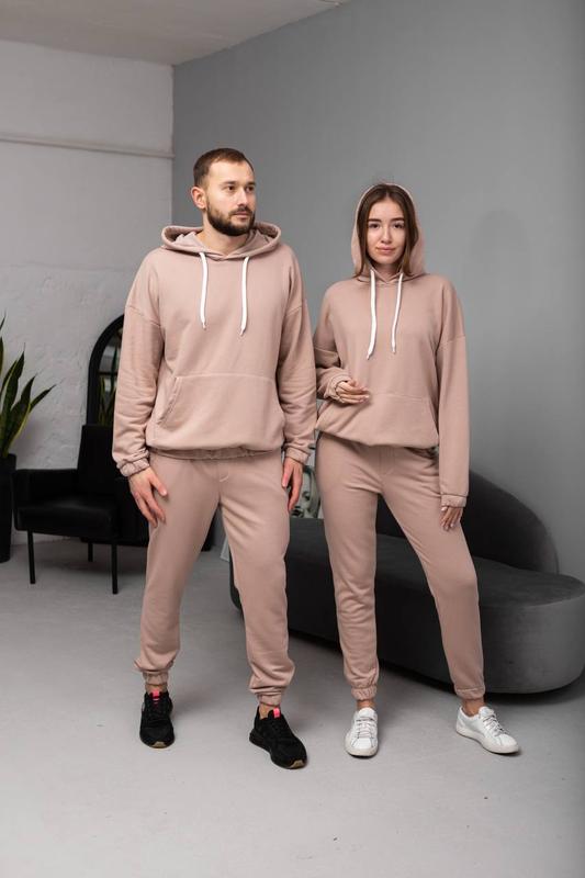 Спортивный костюм базовый оверсайз, костюм для пары, фемили лук❤ — цена 877 грн в каталоге Спортивные костюмы ✓ Купить мужские вещи по доступной цене на Шафе