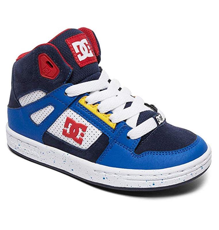 Детские высокие кожаные кроссовки, хайтопы dc shoes, 100% оригинал ...