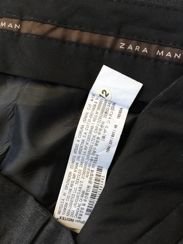Мужские костюмные брюки с шерстью zara slim fit — цена 299 грн в каталоге  Классические брюки ✓ Купить мужские вещи по доступной цене на Шафе |  Украина #58588929