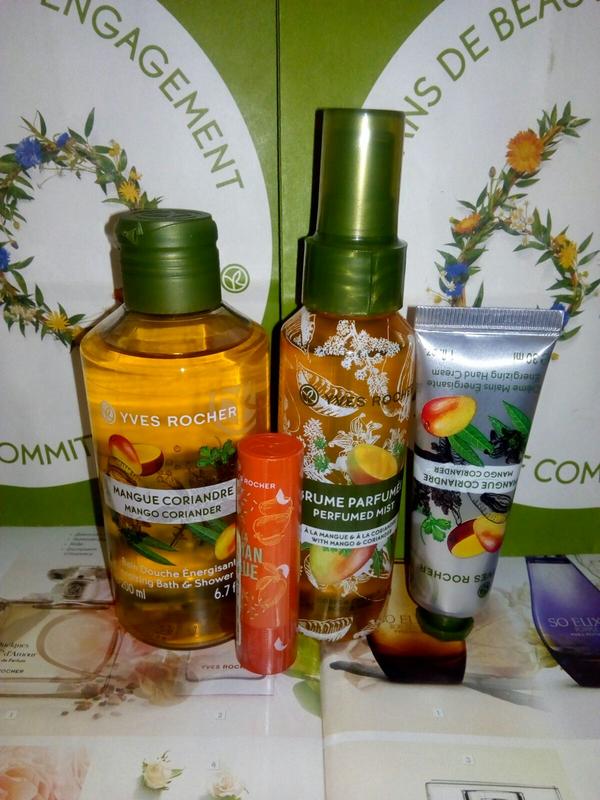 Yves Rocher спрей для тела манго