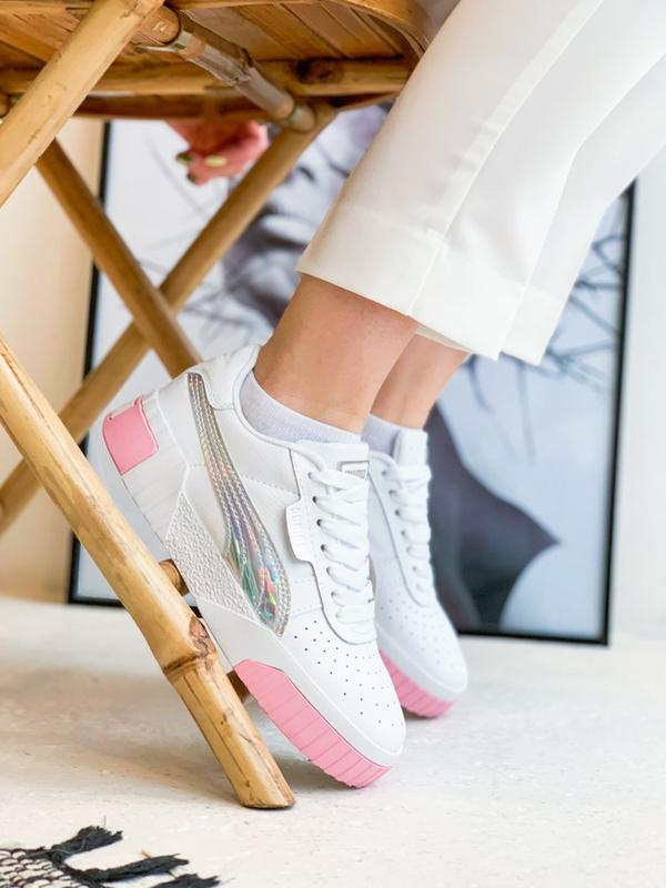 Puma cali white pink silver — цена 1355 грн в каталоге Кроссовки ✓ Купить  женские вещи по доступной цене на Шафе | Украина #58863763