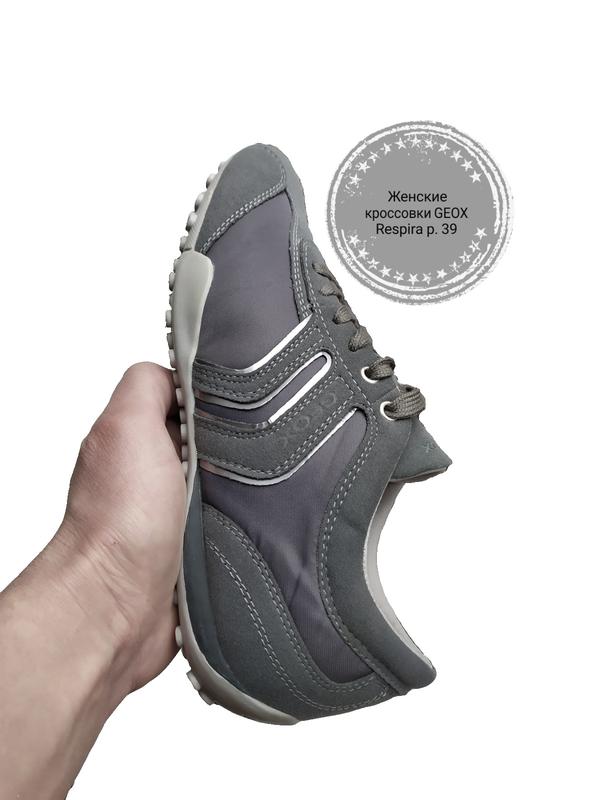 Жіночі шкіряні кросівки geox respira italy р. 39 кросівки геок — ціна ...