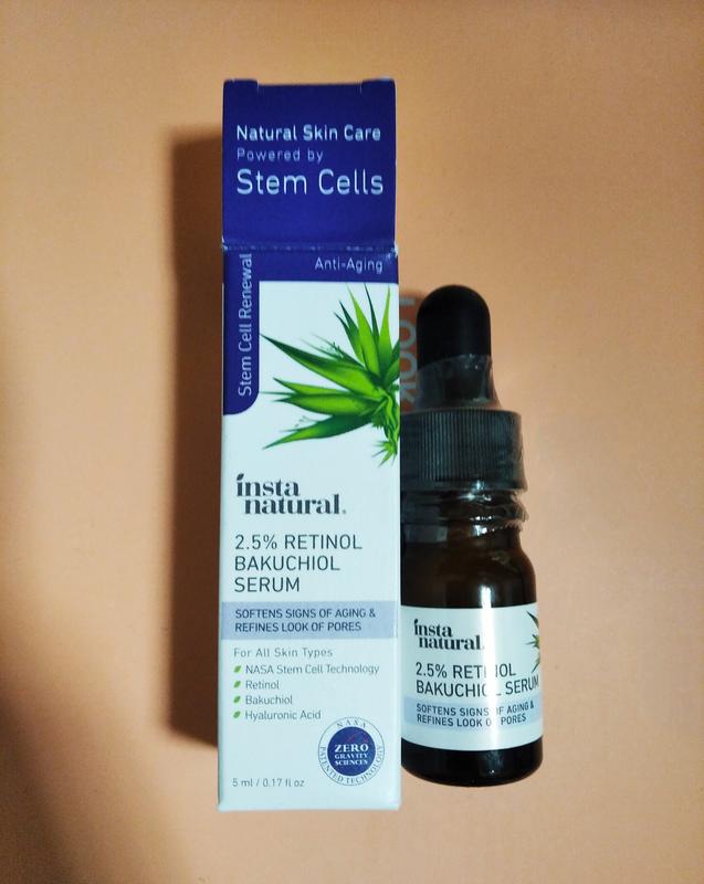 instanatural 2.5 retinol bakuchiol serum