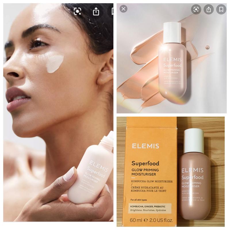 Праймер с эффектом сияния. Элемис суперфуд праймер. Elemis Glow priming Moisturiser. Elemis Superfood Glow priming Moisturizer. Крем с эффектом сияния для лица.