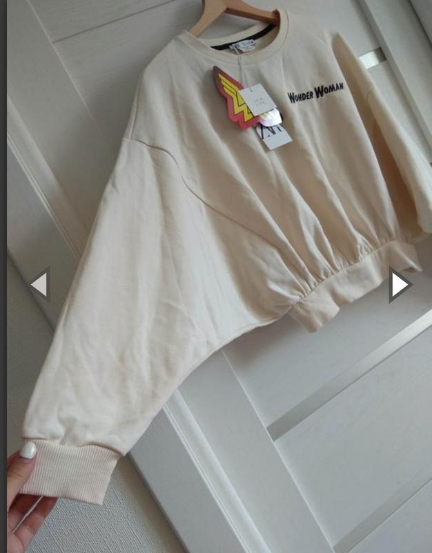 Zara wonder woman sweatshirt hotsell