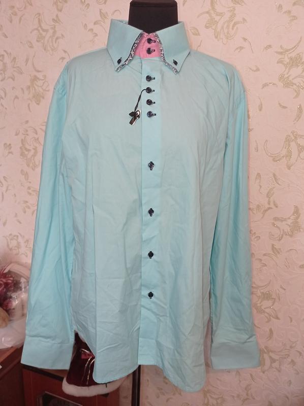 Рубашка re camicia camicia di moda xxl — цена 120 грн в каталоге Рубашки ✓  Купить мужские вещи по доступной цене на Шафе | Украина #59762730