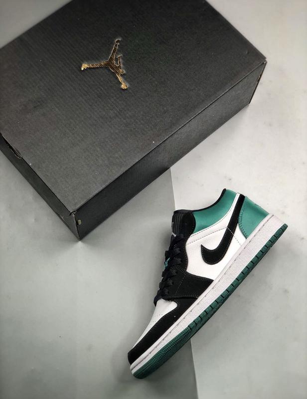 Aj1 low mystic green sales