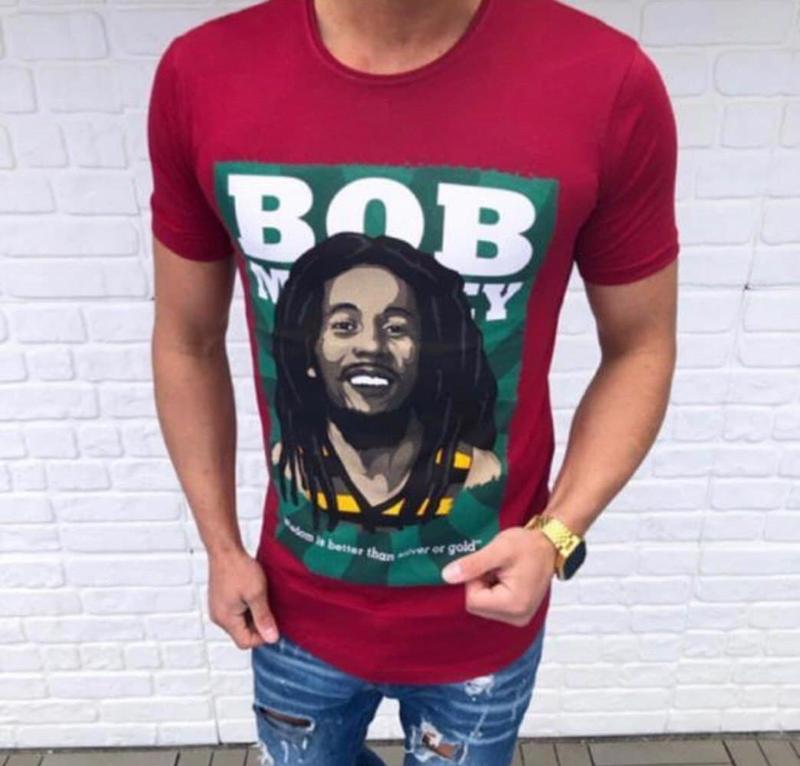 Camisa Polo BOSS Paule Branco bob marley 550
