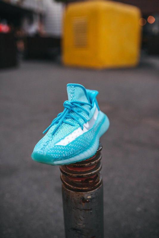 Blue water yeezys clearance