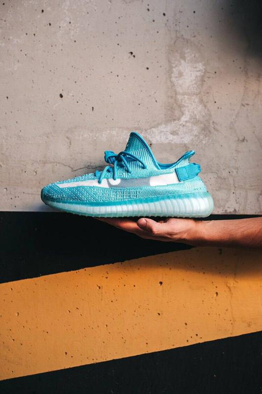 Blue water yeezys clearance