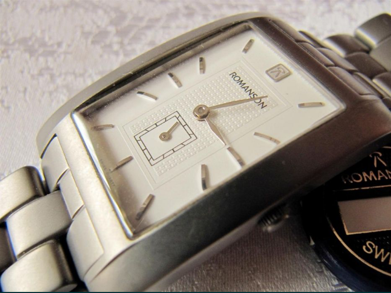 Часы мужские romanson rm 0588м titanium, новые, механизм ronda ...