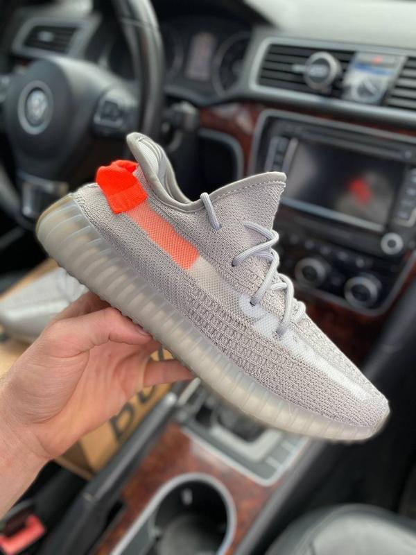 Yeezy 350 cheap gray orange