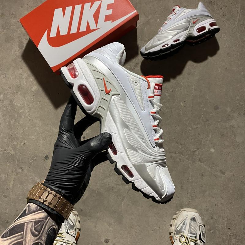 nike air max tn plus white red. 1550