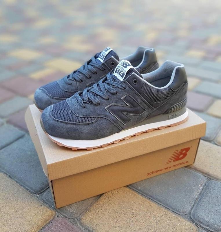 Кроссовки мужские new balance 574 серые / кросівки чоловічі нью баланс ...