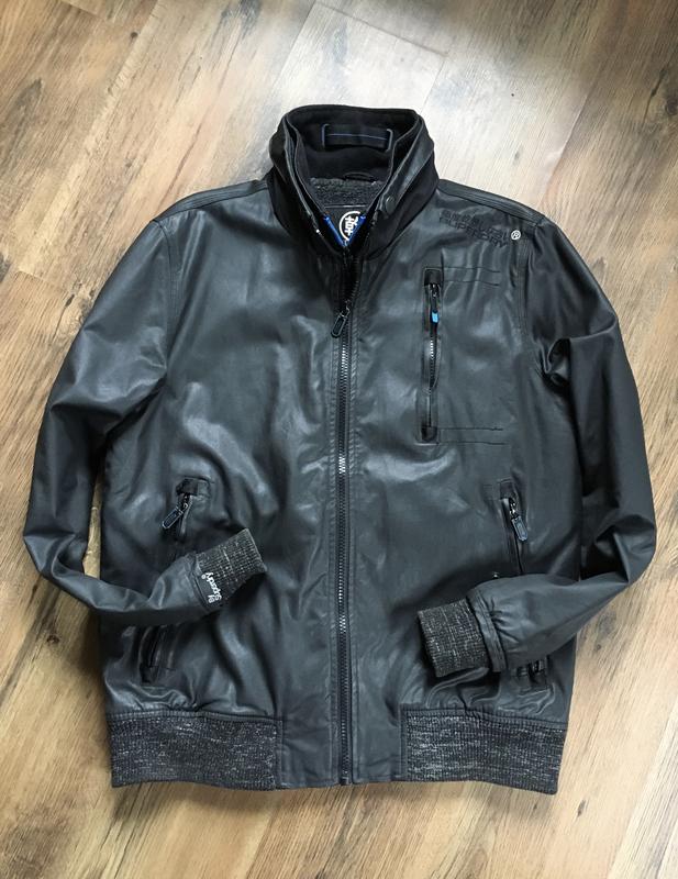 Крутая вощеная мужская куртка бомбер superdry moody norse bomber оригинал —  ціна 1350 грн у каталозі Куртки ✓ Купити чоловічі речі за доступною ціною  на Шафі | Україна #63117546