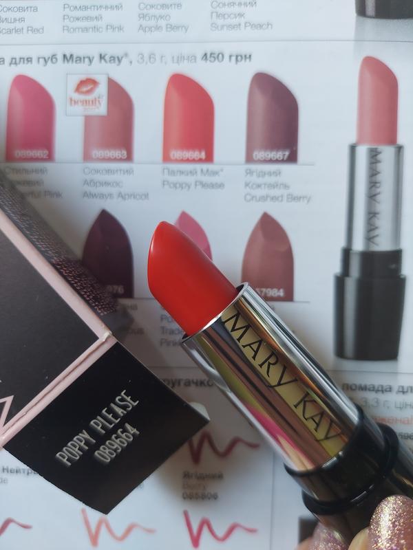 Матовая помада mary kay красный мак — цена 610 грн в каталоге Помада ...