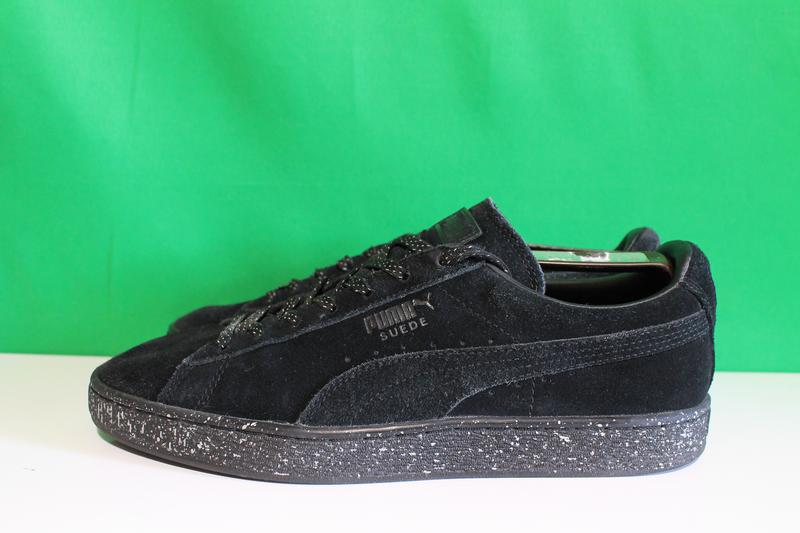 puma suede speckle noir