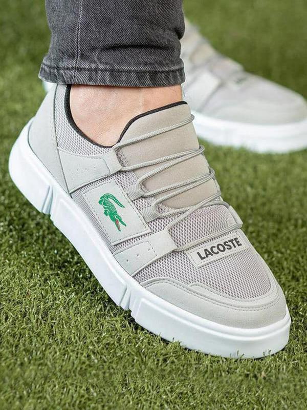 Кроссовки мужские lacoste серые / кросівки чоловічі лакоста сірі кроссы ...